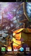 Tree Village 3D Free lwp screenshot 2