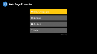 Web Page Presenter Demo screenshot 2