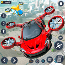 Flying Car Robot Game Car Game