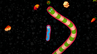 Worms Zone - Πεινασμένο φίδι screenshot 1