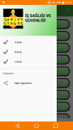 İş Sağlığı ve Güvenliği Sınavı screenshot 1