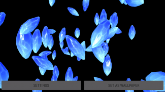 3D Crystals Particles Live Wallpaper screenshot 6