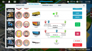 Virtual Truck Manager - Tycoon trucking company screenshot 1