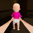 Baby in Pink Horror Games 3D