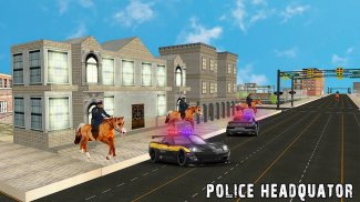 Police Horse Gangsters Chase screenshot 1