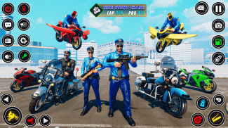 Police bike Stunt Bike Racing screenshot 3