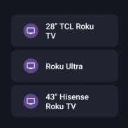 Rokie: télécommande tactile pour Roku avec clavier screenshot 1