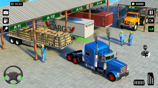 बड़ा ट्रक ड्राइविंग स्कूल सड़क से हटकर परिवहन खेल screenshot 3