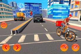 BMX Bicycle Pizza Delivery Boy screenshot 6