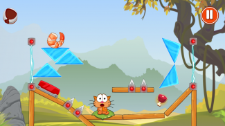 Hungry cat: physics puzzle screenshot 2