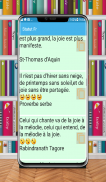 citations en français et Proverbes Touchantes screenshot 0