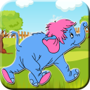 Coloring Game-Elephant Fun Icon