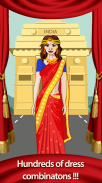 Indian Bride Makeover Dress Up screenshot 1