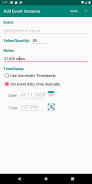 Quick Event Logger: Log anything you like screenshot 3