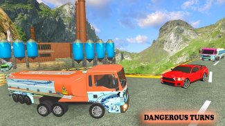 Water Tank Driving Truck Games screenshot 0