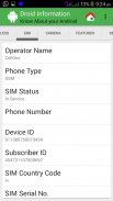 Droid Information screenshot 1