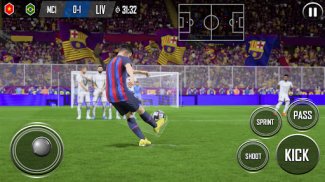 Attaccante calcio-gioch calcio screenshot 0