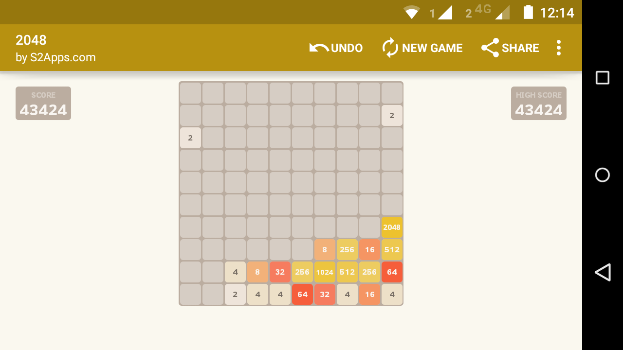 2048 8x8, Apps