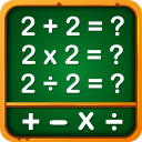 Math Games, Learn Add Multiply Icon