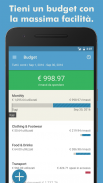 Toshl Finance - traccia di spese, entrate e budget screenshot 1