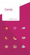 Candy weather icons screenshot 6