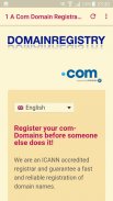 1 a: .com domain registration for United Kingdom screenshot 4