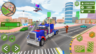 Truck Game - Car Robot Games screenshot 2