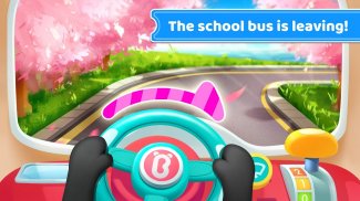 Ônibus escolar do Bebê Panda screenshot 6