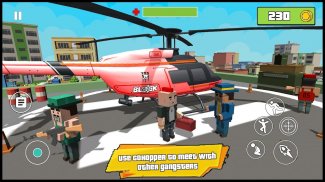 Blocky Dude Gangster Auto City screenshot 4