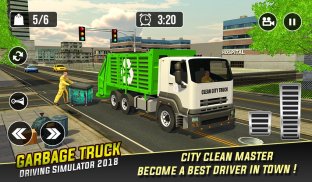 Garbage Truck Driving Games 3D screenshot 5