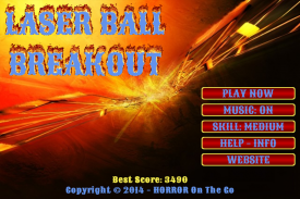 Laser Ball Breakout screenshot 0