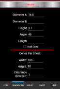 Cone Calc screenshot 1