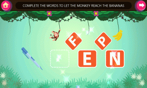 Niños Aprender Word Game screenshot 0