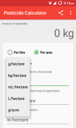 Pesticide Calculator screenshot 1