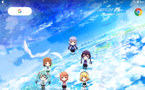 Anime Live2D Fond d'écran screenshot 9