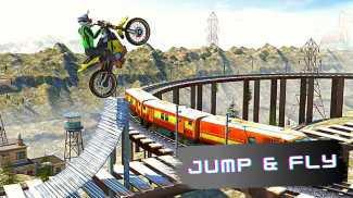 Super 3D Bike Stunt Bike Racing Game screenshot 0