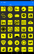 Yellow and Black Icon Pack v4.7 ✨Free✨ screenshot 0