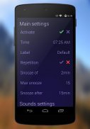 Neon Alarm Clock bản miễn phí screenshot 3