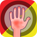 Sweltering Hands: Double Player Red Hot Hands Slap Icon