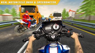 Highway Traffic Bike Race Moto screenshot 0