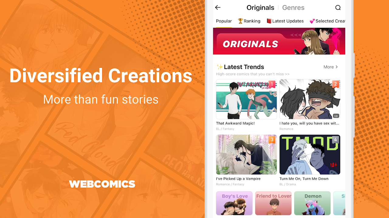 WebComics - Webtoon & Manga - Загрузить APK для Android | Aptoide