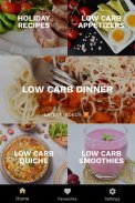 Healthy  Low Carb Recipes screenshot 1