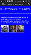 US Presidents Trivia Game screenshot 2