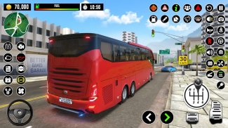 公共汽车 驾驶 学校 公共汽车 游戏 教练 停车处 模拟器 screenshot 2
