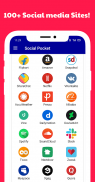 All social media and social networks in 1 app 2020 screenshot 0
