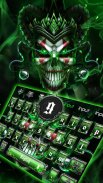 Thème du clavier Joker Crâne screenshot 1