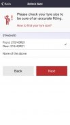 DTM Tyre Booking System screenshot 3