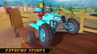 Super Heroes atv bike stunts screenshot 2