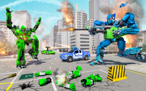 Multi Robot Car Transform War screenshot 4