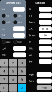 Pressure Vessel Size & Weight screenshot 0